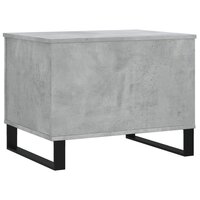 Salontafel 60x44,5x45 cm bewerkt hout betongrijs