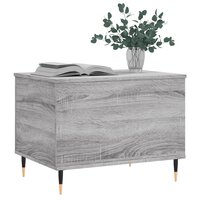 Salontafel 60x44,5x45 cm bewerkt hout grijs sonoma eikenkleurig