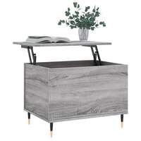 Salontafel 60x44,5x45 cm bewerkt hout grijs sonoma eikenkleurig