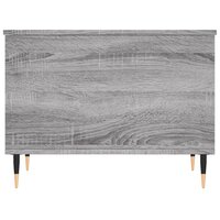 Salontafel 60x44,5x45 cm bewerkt hout grijs sonoma eikenkleurig