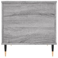 Salontafel 60x44,5x45 cm bewerkt hout grijs sonoma eikenkleurig