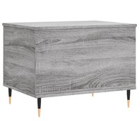 Salontafel 60x44,5x45 cm bewerkt hout grijs sonoma eikenkleurig