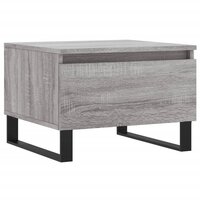 Salontafel 50x46x35 cm bewerkt hout grijs sonoma eikenkleurig