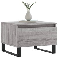 Salontafel 50x46x35 cm bewerkt hout grijs sonoma eikenkleurig