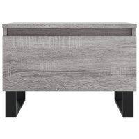 Salontafel 50x46x35 cm bewerkt hout grijs sonoma eikenkleurig