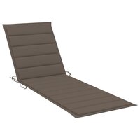 Ligbed tweepersoons met taupe kussens ge&iuml;mpregneerd grenenhout