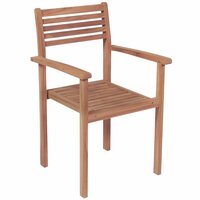 Tuinstoelen 2 st met heldergroene kussens massief teakhout