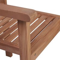 Tuinstoelen 2 st met heldergroene kussens massief teakhout