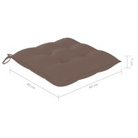 Tuinstoelen 8 st inklapbaar met kussens massief acaciahout