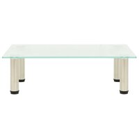 Tv-meubel 60x35x17 cm gehard glas mat