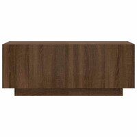 Tv-meubel 100x35x40 cm bewerkt hout bruin eikenkleur
