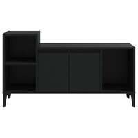 Tv-meubel 100x35x55 cm bewerkt hout zwart