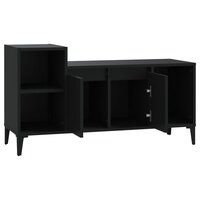 Tv-meubel 100x35x55 cm bewerkt hout zwart