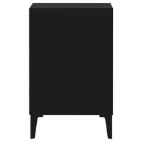 Tv-meubel 100x35x55 cm bewerkt hout zwart