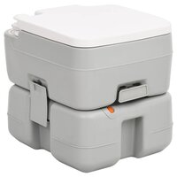 Campingtoilet en watertankset draagbaar