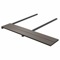 Terrasplanken HKC met accessoires 35 m&sup2; 4 m donkerbruin