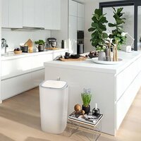 Afvalbak met sensor Morandi 30 L wit
