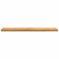 Vensterbanken 2 st 140x30x2 cm massief eikenhout lichtbruin