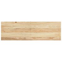 Vensterbanken 2 st onbehandeld 80x30x2 cm massief eikenhout