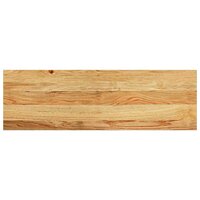 Vensterbanken 2 st 80x30x2 cm massief eikenhout lichtbruin