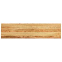 Vensterbanken 2 st 100x30x2 cm massief eikenhout lichtbruin