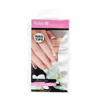 Kunstnagels Eurostil Blancos Curvados Gebogen Wit (100 Uds)
