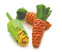 Critter&#039;s Choice Happy Pet Sisal Wortels En Mais Mini 10X3X3 CM 3 ST