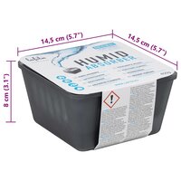 Luchtontvochtigers met navulzakjes 4 st 450 g