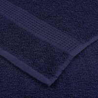 6-delige Handdoekenset 360 g/m&sup2; 100% katoen marineblauw