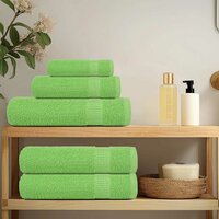 8-delige Handdoekenset 360 g/m&sup2; 100% katoen groen
