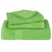 8-delige Handdoekenset 360 g/m&sup2; 100% katoen groen
