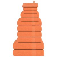12-delige Handdoekenset 360 g/m&sup2; 100% katoen oranje