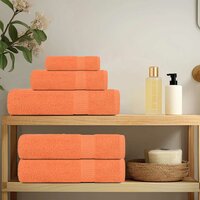 12-delige Handdoekenset 360 g/m&sup2; 100% katoen oranje