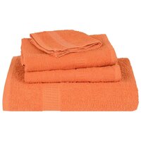 12-delige Handdoekenset 360 g/m&sup2; 100% katoen oranje