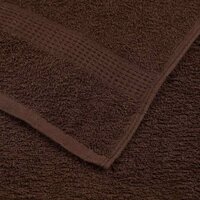 6-delige Handdoekenset 360 g/m&sup2; 100% katoen bruin