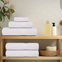 8-delige Handdoekenset 360 g/m&sup2; 100% katoen wit