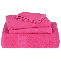 8-delige Handdoekenset 360 g/m&sup2; 100% katoen roze