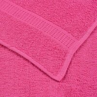 8-delige Handdoekenset 360 g/m&sup2; 100% katoen roze