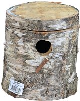 Merkloos Broedblok Berkenhout Parkiet 15X17X20 CM