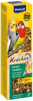 Vitakraft Valkparkiet Kracker Honing 2 IN 1