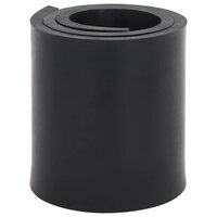 Rubberen rand voor sneeuwploeg 120x15x1 cm zwart