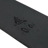 Rubberen rand voor sneeuwploeg 120x15x1 cm zwart