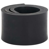 Rubberen rand voor sneeuwploeg 100x8x1 cm zwart
