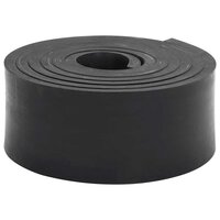 Rubberen rand voor sneeuwploeg 300x10x1 cm zwart