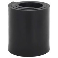 Rubberen rand voor sneeuwploeg 100x15x1 cm zwart