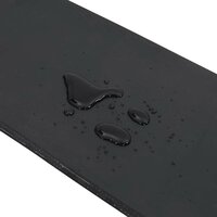 Rubberen rand voor sneeuwploeg 100x15x1 cm zwart