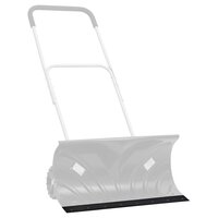Rubberen rand voor sneeuwploeg 100x15x1 cm zwart