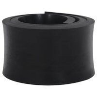 Rubberen rand voor sneeuwploeg 180x15x2 cm zwart