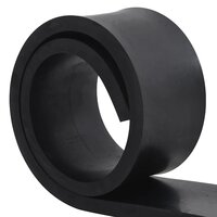Rubberen rand voor sneeuwploeg 80x15x2 cm zwart