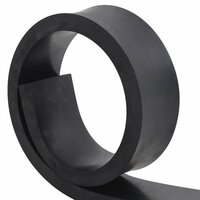 Rubberen rand voor sneeuwploeg 100x8x2 cm zwart